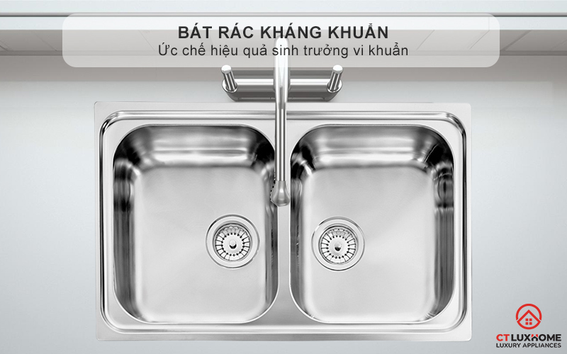 Bát rác kháng khuẩn, ức chế hiệu quả sinh trưởng vi khuẩn
