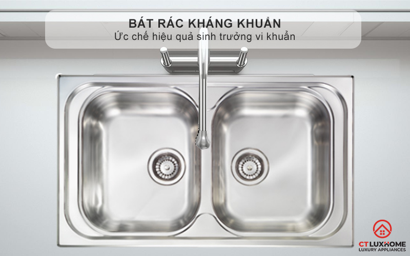 Bát rác kháng khuẩn, ức chế hiệu quả sinh trưởng vi khuẩn