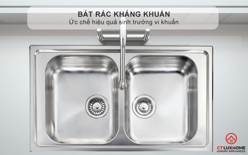 Bát rác kháng khuẩn, ức chế hiệu quả sinh trưởng vi khuẩn