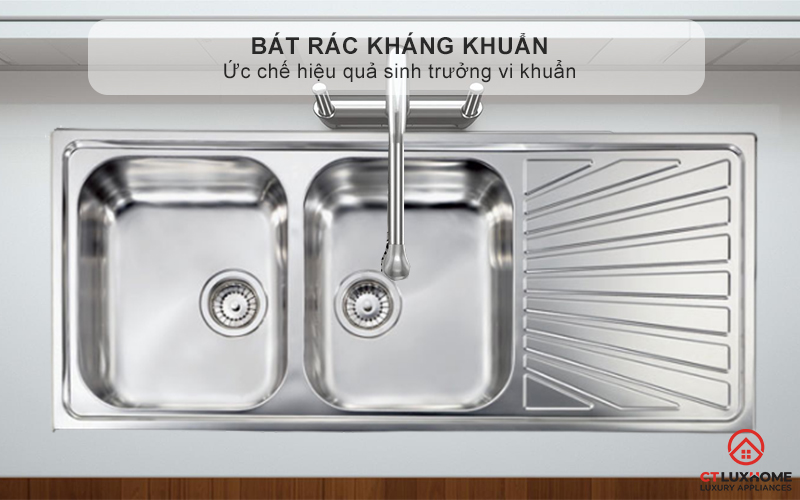 Bát rác kháng khuẩn, ức chế hiệu quả sinh trưởng vi khuẩn