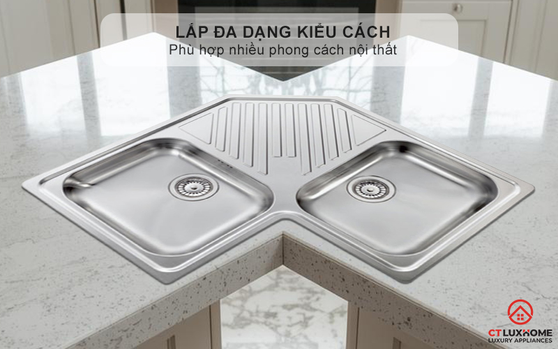 Lắp  đa dạng kiểu cách, nhiều phong cách nội thất