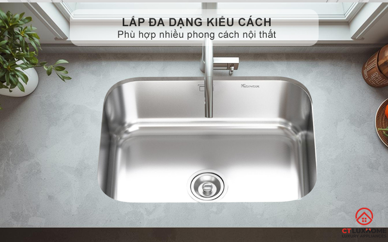 Lắp  đa dạng kiểu cách- phù hợp nhiều phong cách nội thất