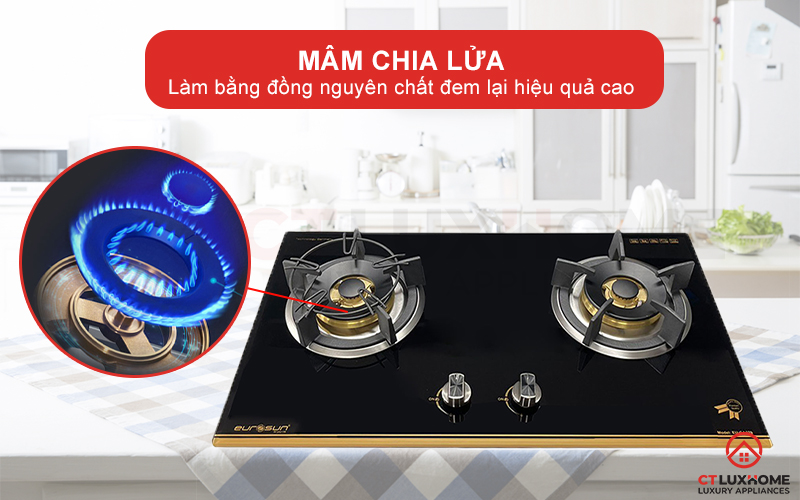 Mâm chia lửa bằng đồng nguyên chất đem lại hiệu quả cao