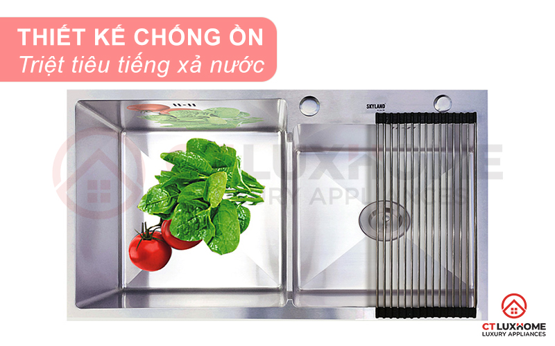 Thiết kế chống ồn - Triệt tiêu tiếng khi xả nước