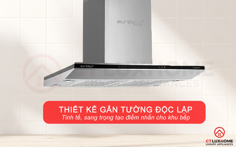 Kiểu dáng độc lập tinh tế, tạo điểm nhấn cho không gian bếp