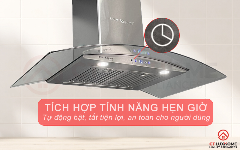 Chức năng hẹn giờ tiện lợi, tự động tắt, an toàn khi sử dụng