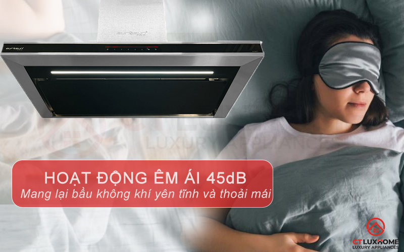 Độ ồn tối đa 45dB giữ cho căn bếp được luôn yên tĩnh