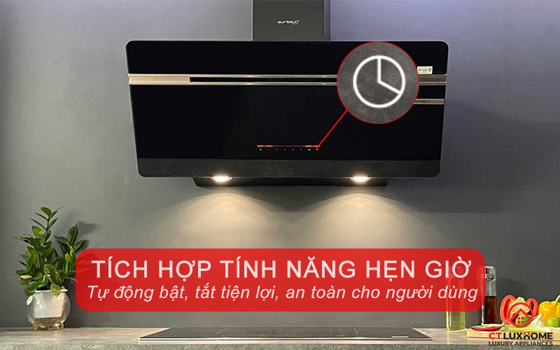 Tính năng hẹn giờ Bật/ Tắt bếp linh hoạt