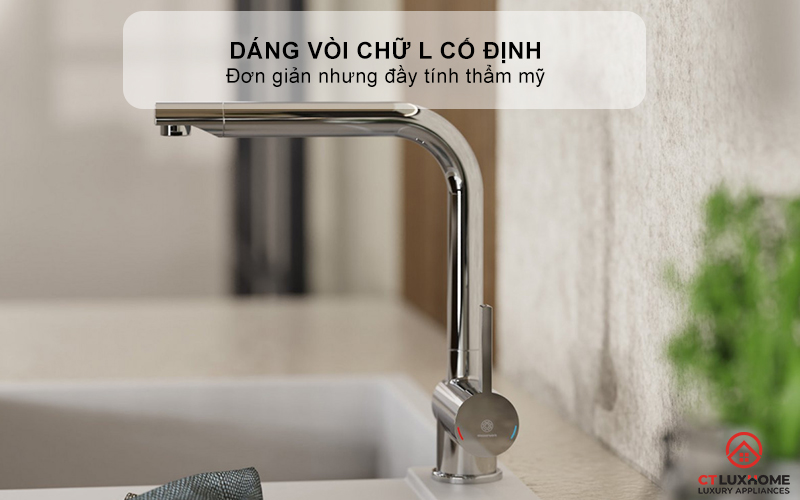 VÒI RỬA BÁT WASSERWERK 4 KITCHEN FAUCET CHROME - 700400 WASSERWERK4KITCHENFAUCETCHROME700400 2