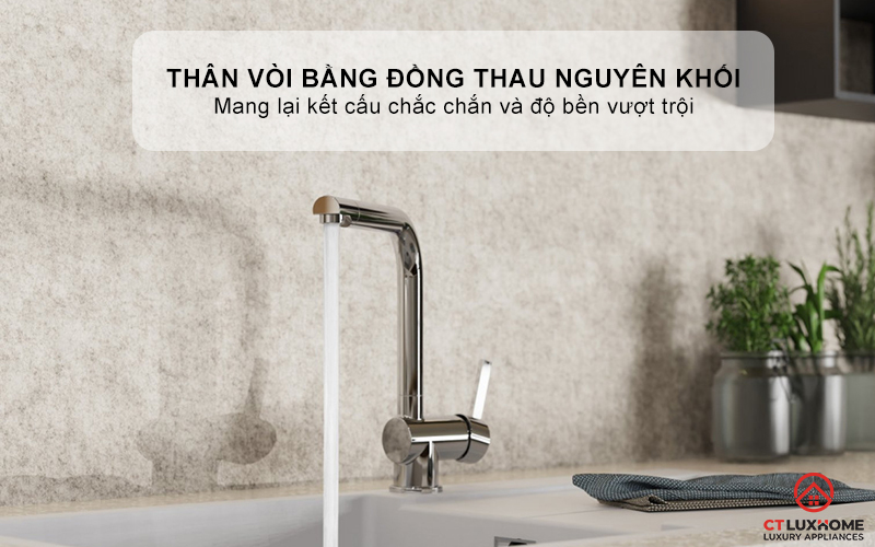 VÒI RỬA BÁT WASSERWERK 4 KITCHEN FAUCET CHROME - 700400 WASSERWERK4KITCHENFAUCETCHROME700400 5
