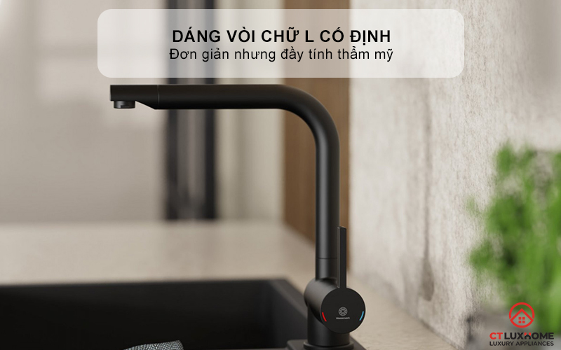 VÒI RỬA BÁT WASSERWERK 4 KITCHEN FAUCET BLACK - 700406 WASSERWERK4KITCHENFAUCETBLACK700406 2