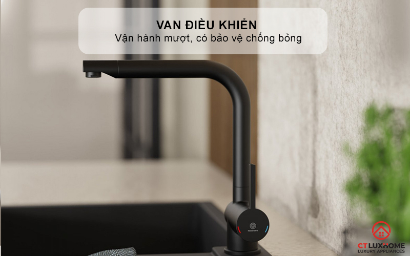 VÒI RỬA BÁT WASSERWERK 4 KITCHEN FAUCET BLACK - 700406 WASSERWERK4KITCHENFAUCETBLACK700406 6