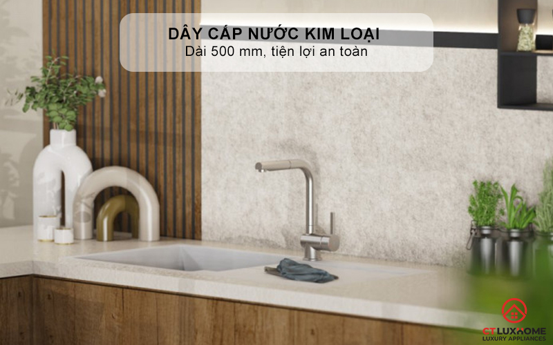 VÒI RỬA BÁT WK 4 PULL - OUT KITCHEN FAUCET STAINLESS STEEL LOOK - 700415 WK4PULLOUTKITCHENFAUCETSTAINLESSSTEELLOOK700415 10