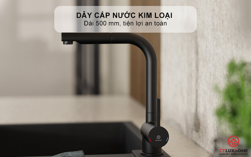 VÒI RỬA BÁT WK 4 PULL - OUT KITCHEN FAUCET BLACK - 700416 WK4PULLOUTKITCHENFAUCETBLACK700416 11