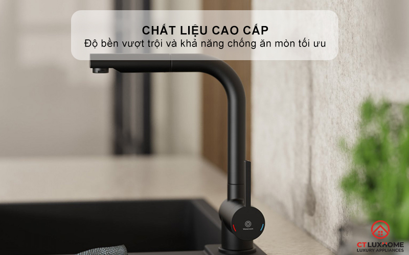 VÒI RỬA BÁT WK 4 PULL - OUT KITCHEN FAUCET BLACK - 700416 WK4PULLOUTKITCHENFAUCETBLACK700416 2