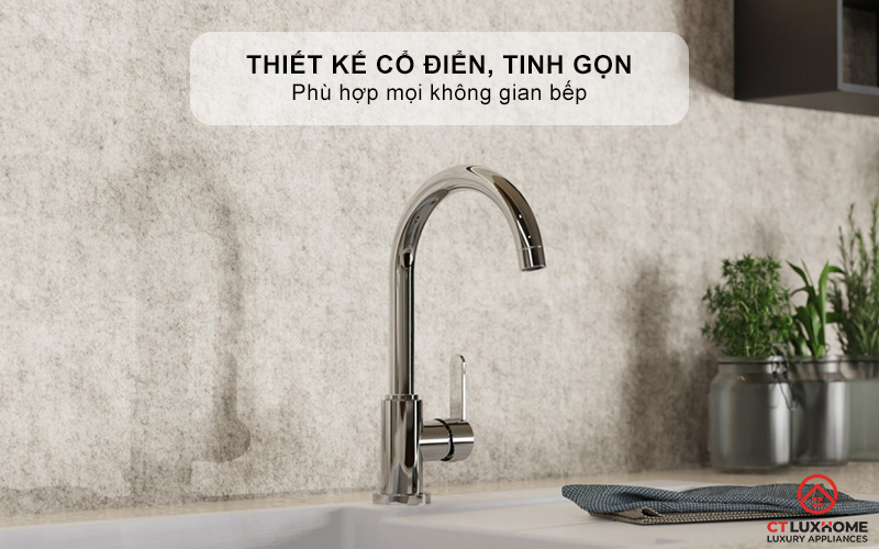 VÒI RỬA BÁT WASSERWERK 5 KITCHEN FAUCET CHROME - 700500 WASSERWERK5KITCHENFAUCETCHROME700500 1