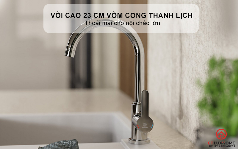 VÒI RỬA BÁT WASSERWERK 5 KITCHEN FAUCET CHROME - 700500 WASSERWERK5KITCHENFAUCETCHROME700500 2