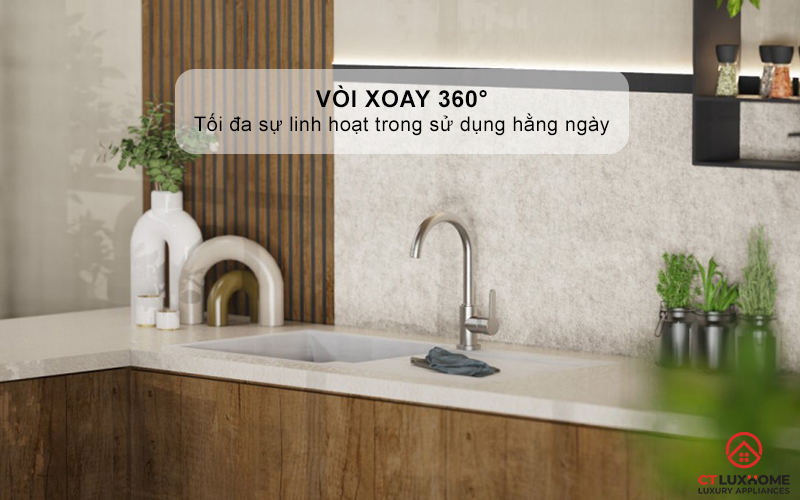 VÒI RỬA BÁT WASSERWERK 5 KITCHEN FAUCET STAINLESS STEEL LOOK - 700505 WASSERWERK5KITCHENFAUCETSTAINLESSSTEELLOOK700505 3