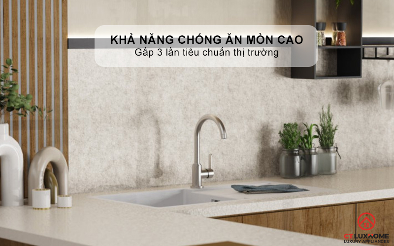 VÒI RỬA BÁT WASSERWERK 5 KITCHEN FAUCET STAINLESS STEEL LOOK - 700505 WASSERWERK5KITCHENFAUCETSTAINLESSSTEELLOOK700505 4