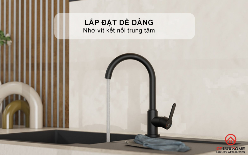 VÒI RỬA BÁT WASSERWERK 5 KITCHEN FAUCET BLACK - 700506 WASSERWERK5KITCHENFAUCETBLACK700506 7