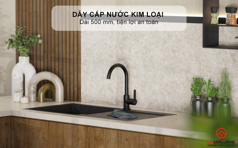 VÒI RỬA BÁT WASSERWERK 5 KITCHEN FAUCET BLACK - 700506 WASSERWERK5KITCHENFAUCETBLACK700506 8