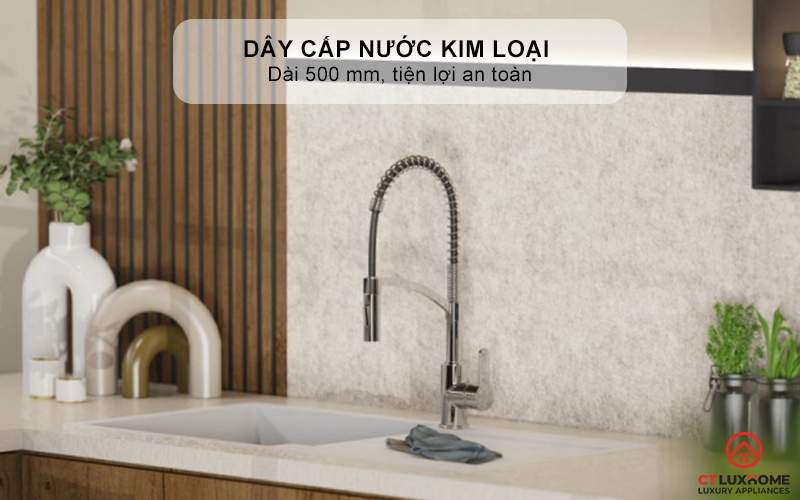 VÒI RỬA BÁT WK 3 KITCHEN FAUCET CHROME WITH SPIRAL SPRING - 700550 WK3KITCHENFAUCETCHROMEWITHSPIRALSPRING700550 9