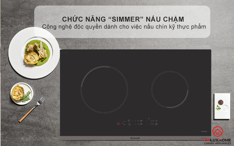 BẾP TỪ 2 VÙNG NẤU BRANDT BPI272UBL 3600W MÀU ĐEN 6
