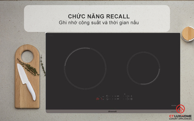 BẾP TỪ 2 VÙNG NẤU BRANDT BPI272UBL 3600W MÀU ĐEN 8