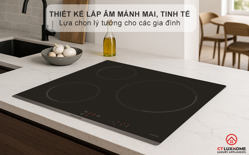 BẾP TỪ 3 VÙNG NẤU BRANDT BPI6314B 7200W MÀU ĐEN 1