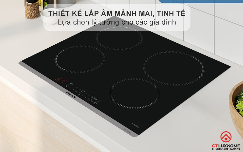 BẾP TỪ 4 VÙNG NẤU BRANDT BPI6410B 3000W MÀU ĐEN 1