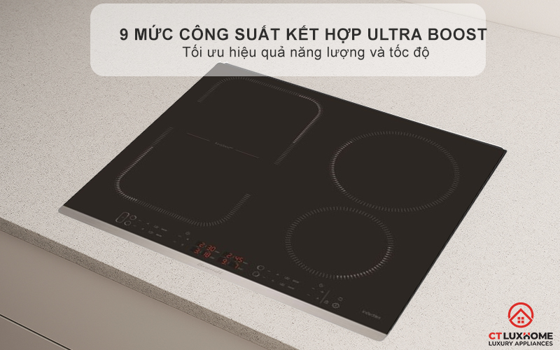 BẾP TỪ 4 VÙNG NẤU BRANDT BPI6449X 7200W MÀU ĐEN 5