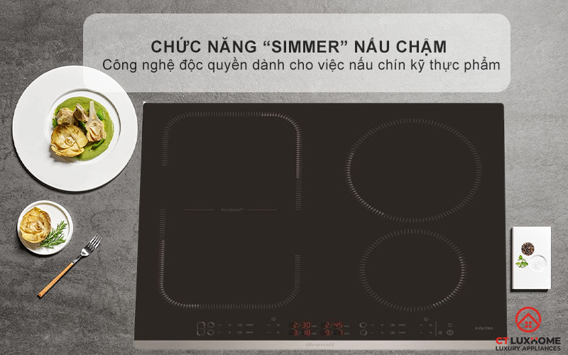 BẾP TỪ 4 VÙNG NẤU BRANDT BPI6449X 7200W MÀU ĐEN 6