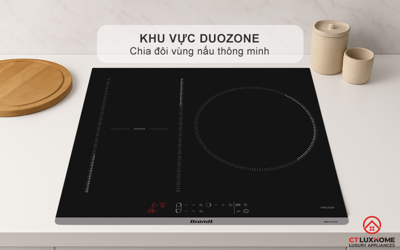 BẾP TỪ 3 VÙNG NẤU BRANDT BPI163DUB 7400W MÀU ĐEN 6