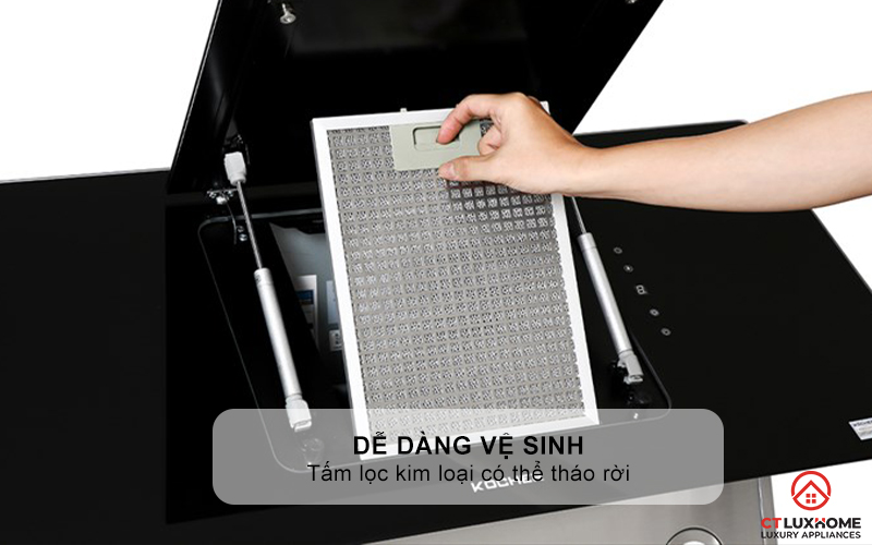 MÁY HÚT MÙI VÁT KÍNH KOCHER  K-2080V NGANG 900MM K2080V 9