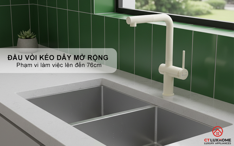 VÒI RỬA BÁT DÂY RÚT KONOX STREAM SMART NUDE STREAMSMARTNUDE 5