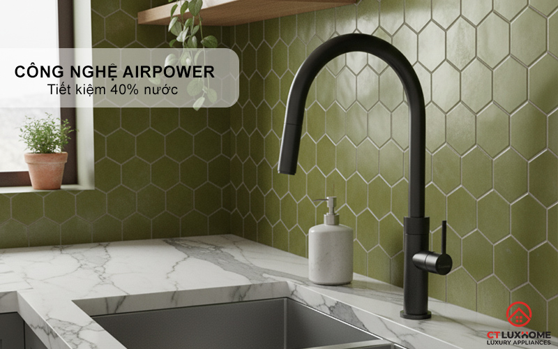 VÒI RỬA BÁT DÂY RÚT KONOX LASI GUN METAL LASIGUNMETAL 7