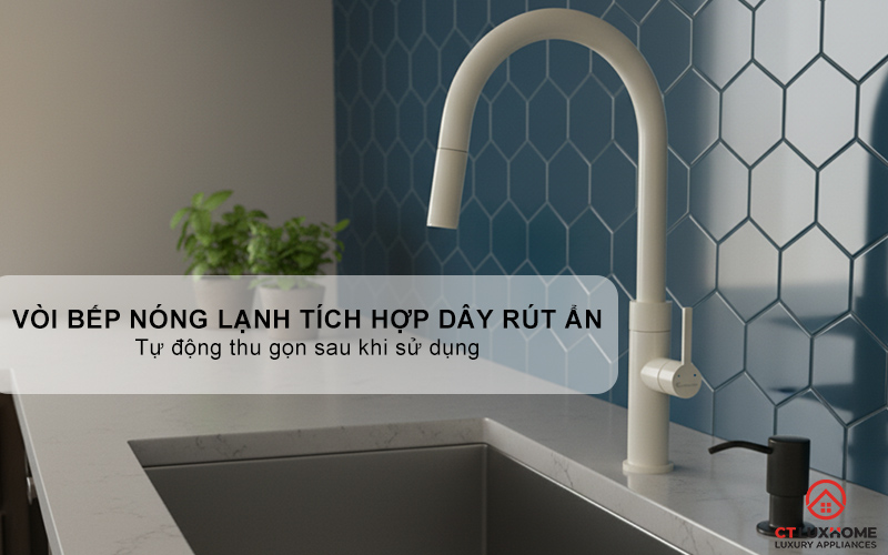 VÒI RỬA BÁT DÂY RÚT KONOX LASI NUDE LASINUDE 3