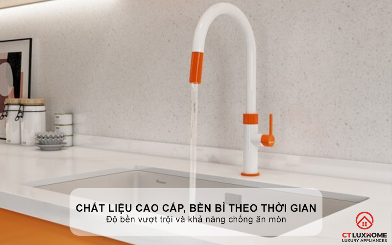 VÒI RỬA BÁT DÂY RÚT KONOX LASI ORANGE LASIORANGE 2