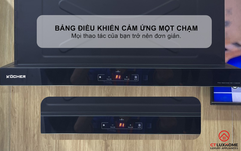 MÁY HÚT MÙI ÂM TỦ KOCHER TURBO X-668D NGANG 700MM MÀU ĐEN X668D 6