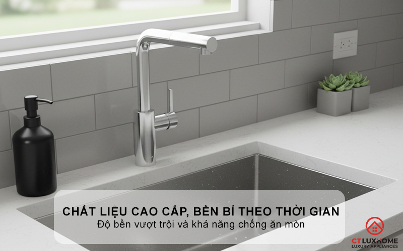 VÒI RỬA BÁT DÂY RÚT KONOX VIRA CHROME  KONOXVIRACHROME 2