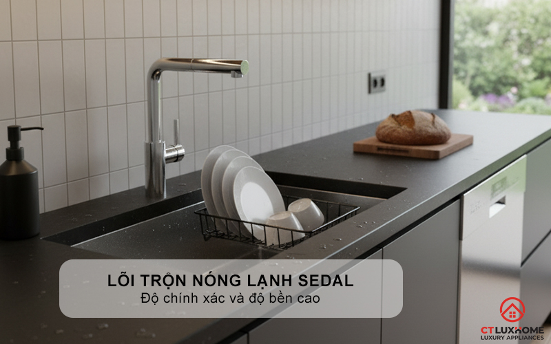 VÒI RỬA BÁT DÂY RÚT KONOX VIRA CHROME  KONOXVIRACHROME 8