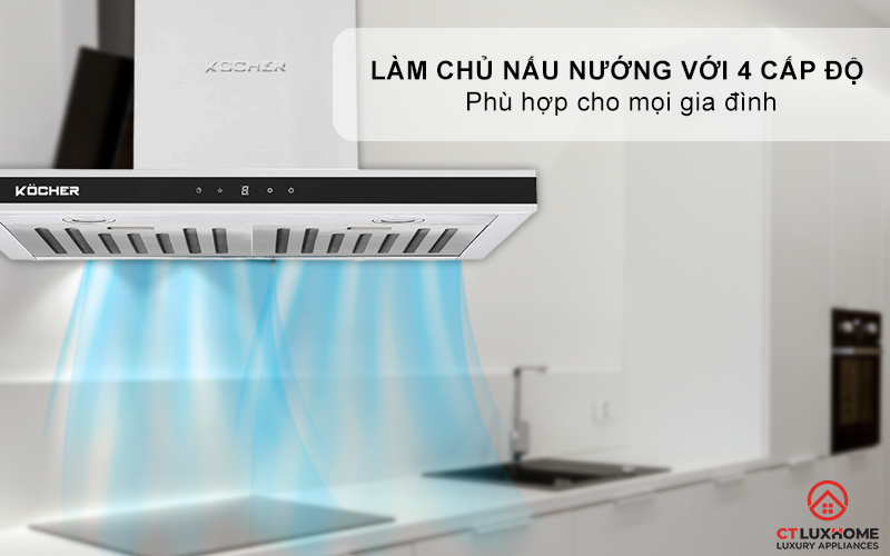 MÁY HÚT MÙI CHỮ T KOCHER K-225C PRO NGANG 700MM KOCHERK225CPRO 6
