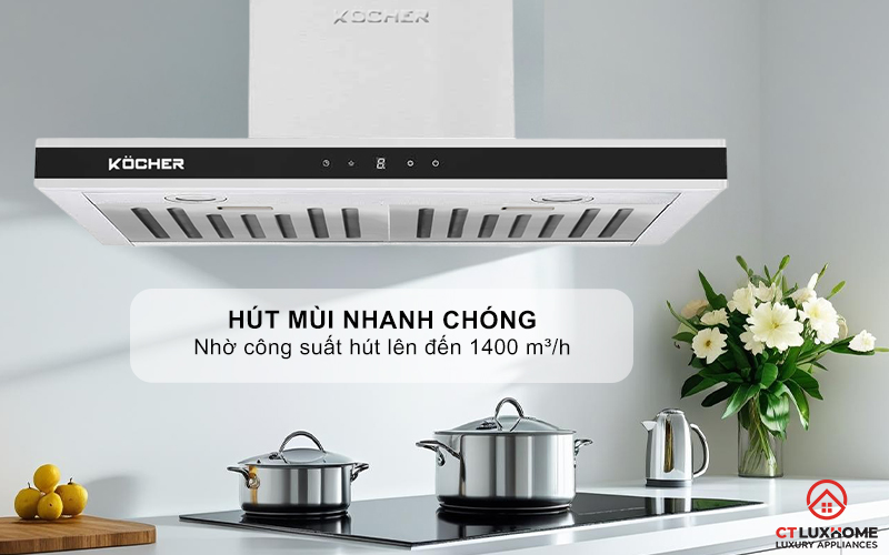 MÁY HÚT MÙI CHỮ T KOCHER K-225C PRO NGANG 700MM KOCHERK225CPRO 2