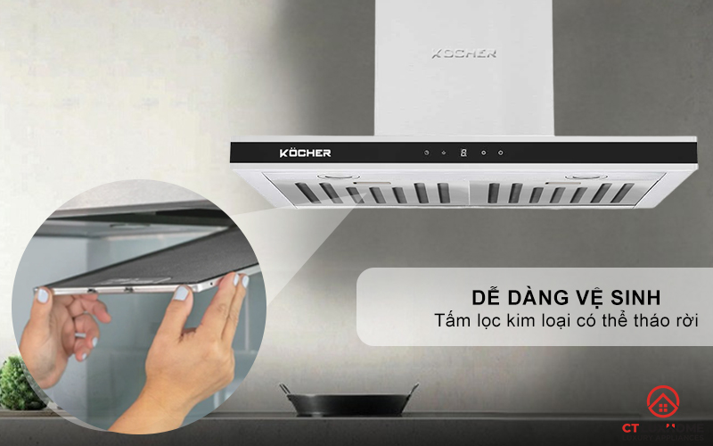 MÁY HÚT MÙI CHỮ T KOCHER K-225C PRO NGANG 700MM KOCHERK225CPRO 4