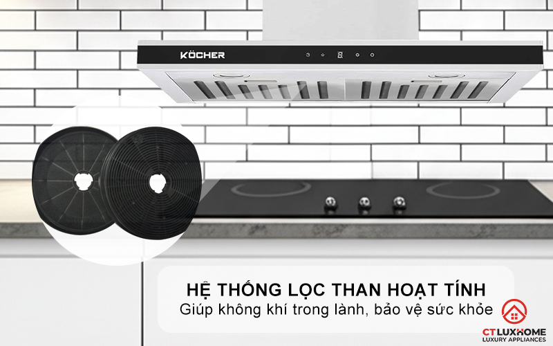 MÁY HÚT MÙI CHỮ T KOCHER K-225C PRO NGANG 700MM KOCHERK225CPRO 7