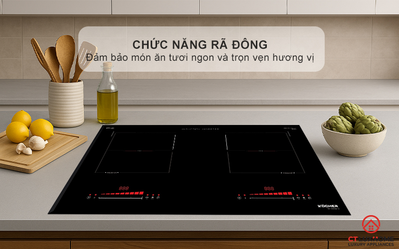 BẾP TỪ ĐÔI 2 VÙNG NẤU KOCHER DI-330 PRO DI330PRO 5