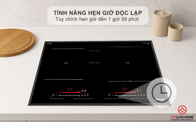 BẾP TỪ 2 VÙNG NẤU KOCHER DI-333PRO  DI333PRO 9