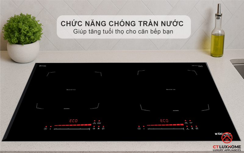 BẾP TỪ 2 VÙNG NẤU KOCHER DI-336PRO MÀU ĐEN DI336PRO 9