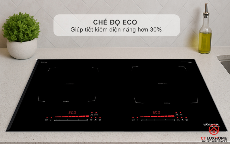 BẾP TỪ 2 VÙNG NẤU KOCHER DI-336PRO MÀU ĐEN DI336PRO 8