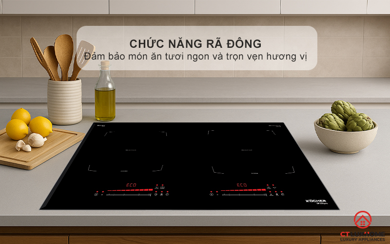 BẾP TỪ 2 VÙNG NẤU KOCHER DI-336PRO MÀU ĐEN DI336PRO 4